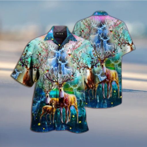 Amazing Deer Full Printing Hawaiian Shirt