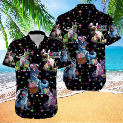 Amazing Happy Easter Raws T Rex Dinosaur Hawaiian Shirt