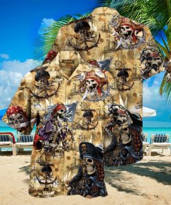 Amazing Pirate Skull Hawaiian Aloha Shirts