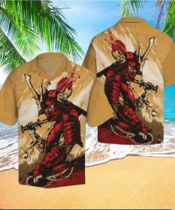 Amazing Red Samurai Hawaiian Shirt Ty076010 hawaiian shirt