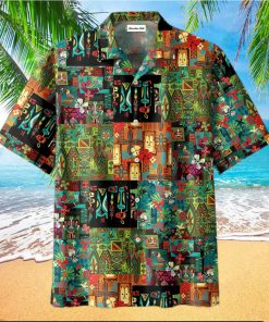 Amazing Tiki Tiki Summer Art Hawaiian Aloha Shirts