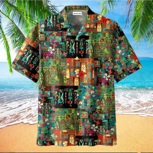 Amazing Tiki Tiki Summer Art Hawaiian Aloha Shirts