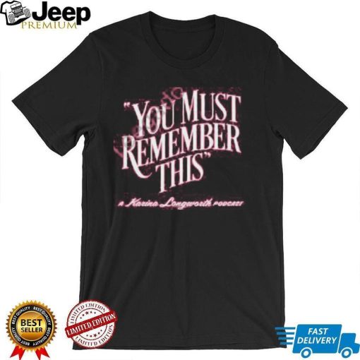 Ambientinks Merch You Must Remember This Shirt Sweatshirt