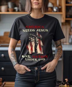 America Needs Jesus One Nation Under God Classic T Shirt