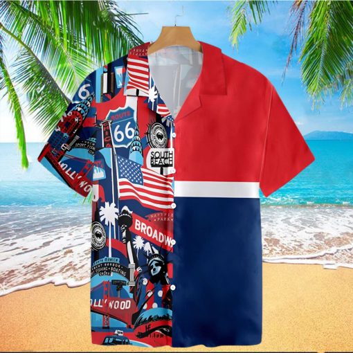 America Pop Art Hawaiian Shirt