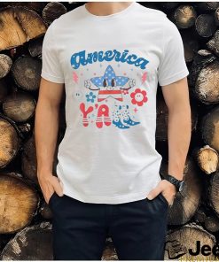 America Y'all Funny 4th Of July Patriotic American Flag T Shirt