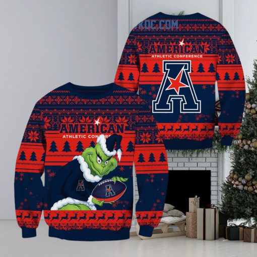 American Athletic Conference Grinch NCAA Christmas Ugly Sweater