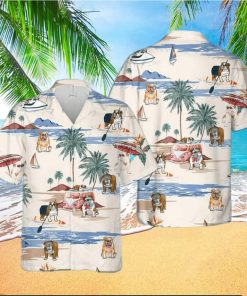 American Bulldog Summer Beach Hawaiian Shirt Dog Hawaii Shirt For Summer Travel