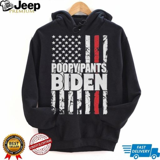 American Flag PoopyPants Biden T shirt