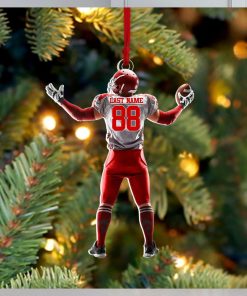 American Football Player Ornament Gift For Football Lovers Custom Gift For Football Player