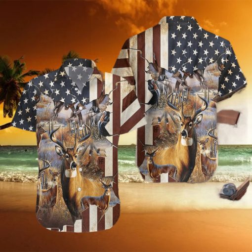 American Hunter Hawaiian Shirt Unisex Adult