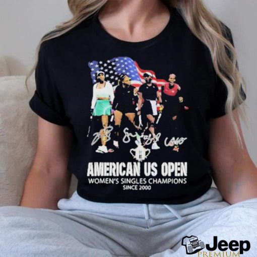 American US Open Women’s Singles Champions Signatures Shirt