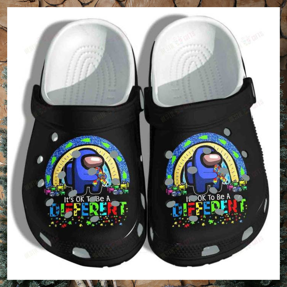 Among Us Autism Ok To Be A Different Crocs Classic Clogs Shoes