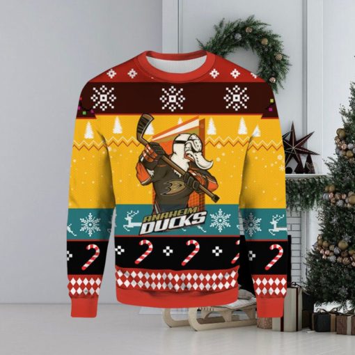 Anaheim Ducks Bardown Reverse Ugly Christmas Sweater