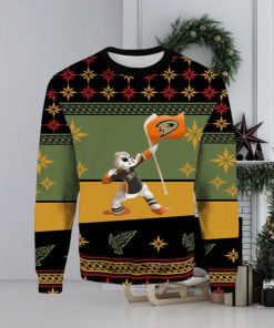 Anaheim Ducks Cartoon Funny Christmas Ugly Sweater