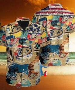 Anaheim Ducks Custom Name Vintage Hawaiian Shirt For Fans