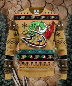 Anaheim Ducks Grinch Christmas Ugly Sweater