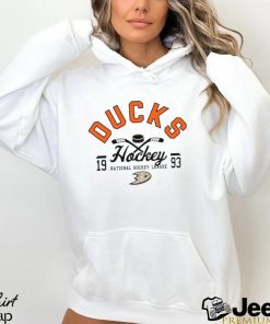 Anaheim Ducks Half Puck National Hockey League 1993 Shirt