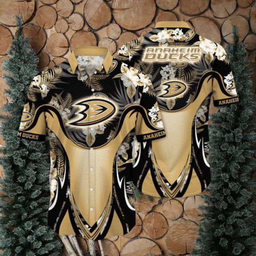 Anaheim Ducks NHL Flower Hawaiian Shirt Best Gift For Men And Women Fans