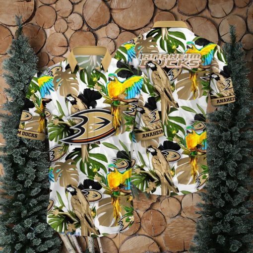 Anaheim Ducks NHL Flower Hawaiian Shirt Best Gift Idea For Fans