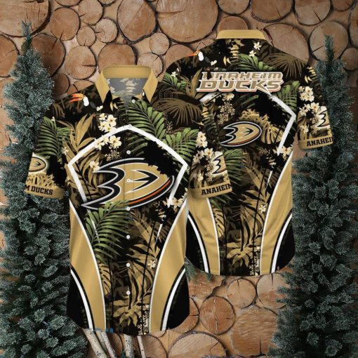 Anaheim Ducks NHL Flower Hawaiian Shirt Impressive Gift For Fans