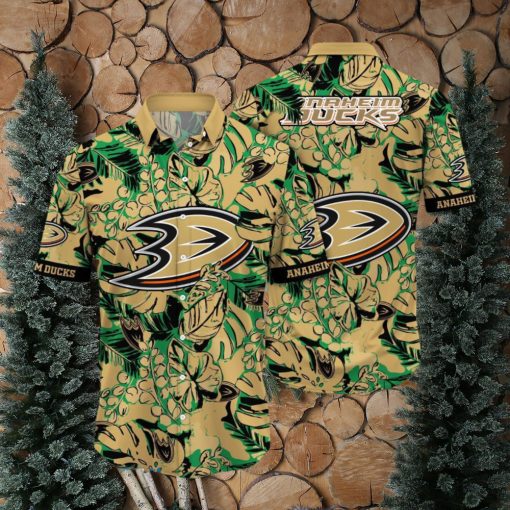 Anaheim Ducks NHL Flower Hawaiian Shirt Impressive Gift For Real Fans