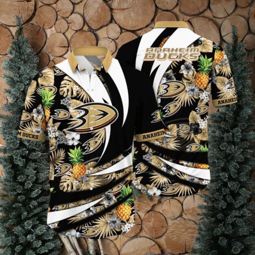 Anaheim Ducks NHL Flower Hawaiian Shirt Special Gift For Fans