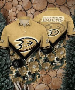 Anaheim Ducks NHL Flower Hawaiian Shirt Special Gift For Loyal Fans