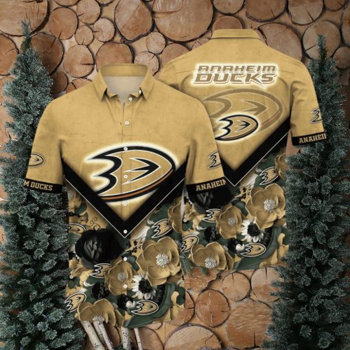 Anaheim Ducks NHL Flower Hawaiian Shirt Special Gift For Loyal Fans