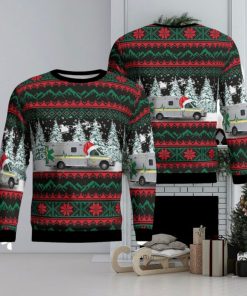 Anamosa, Iowa, Anamosa Area Ambulance Service Ugly Christmas 3D Sweater