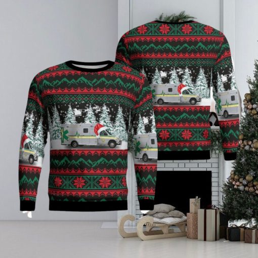 Anamosa, Iowa, Anamosa Area Ambulance Service Ugly Christmas 3D Sweater