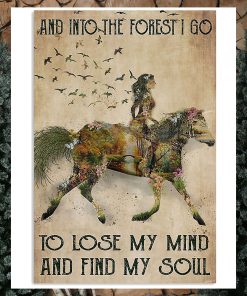 And Into The Forest I Go To Lose My Mind Vertical Poster