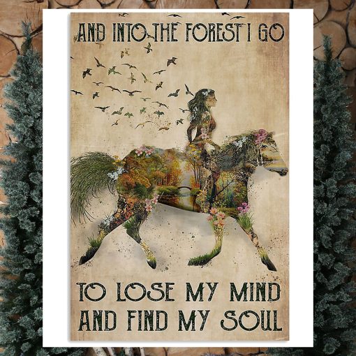 And Into The Forest I Go To Lose My Mind Vertical Poster