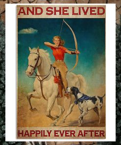 And She Lived Happily Ever After Vertical Poster