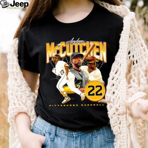 Andrew McCutchen Pittsburgh Pirates Lightning retro shirt