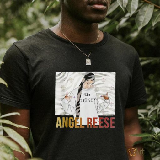 Angel Reese the ticket 2023 art shirt