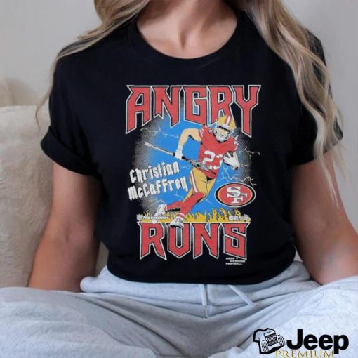 Angry Runs 49ers Christian Mccaffrey Shirt