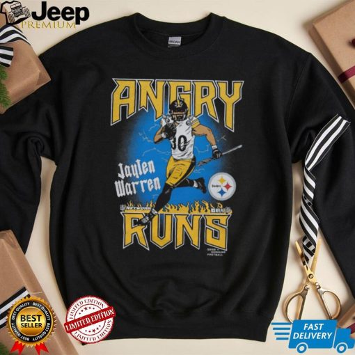 Angry Runs Steelers Jaylen Warren Retro GMF Kyle Brandt T Shirt