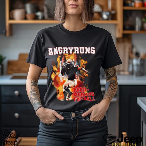 Angry Runs T Shirt Angry Runs Good Morning Football Sport Lover Football Shirt Good Morning Football Shirt