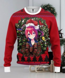 Anime Girl Ugly Christmas Sweater, Custom Sweatshirt Apparel, Custom Ugly Christmas Sweater