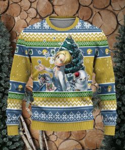 Annie Leonhart Attack on Titan Anime Xmas Women Mens Ugly Christmas Sweater