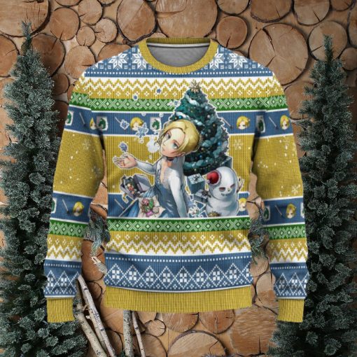 Annie Leonhart Attack on Titan Anime Xmas Women Mens Ugly Christmas Sweater