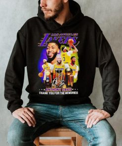 Anthony Davis Star Of Los Angeles Lakers Signature Thank You For The Memories T Shirt