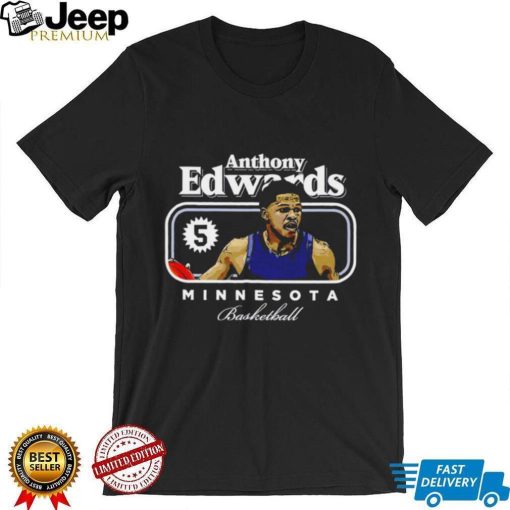 Anthony Edwards number 5 Minnesota Timberwolves basketball player cover gift shirt