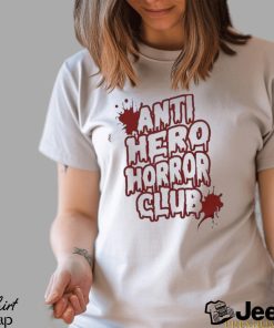 Anti Hero Horror Club Halloween Season Shirt, Cool Scary Tshirt, Slasher Movie Club T Shirt, Scary Movie Tee