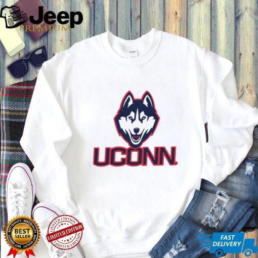 Antigua UConn Huskies White Victory Shirt