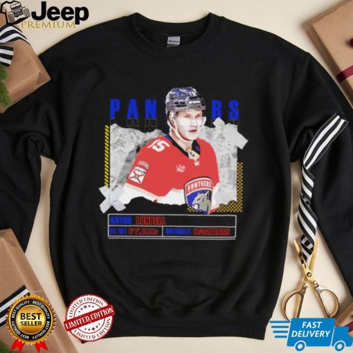 Anton Lundell number 15 Florida Panthers ice hockey player pose paper gift shirt