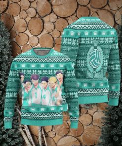 Aoba Johsai High Ugly Christmas Sweater Haikyuu Anime Xmas Gift