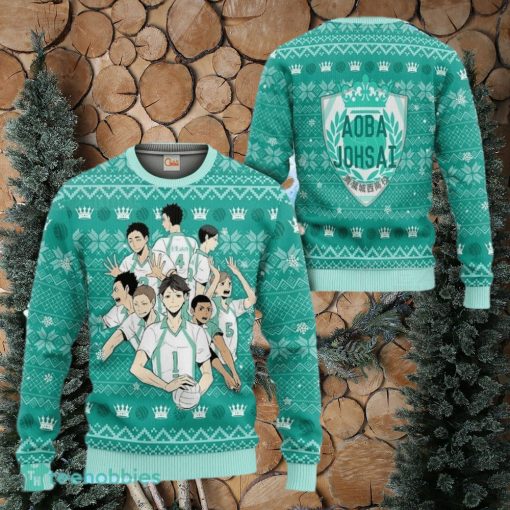 Aoba Johsai Ugly Christmas Sweater Haikyuu Anime Xmas Shirt