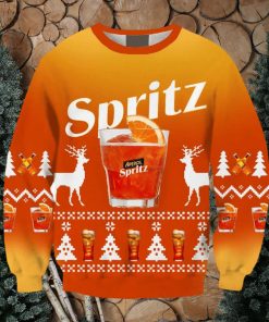 Aperol Spritz Ugly Christmas Sweater, Gift for Christmas Holiday